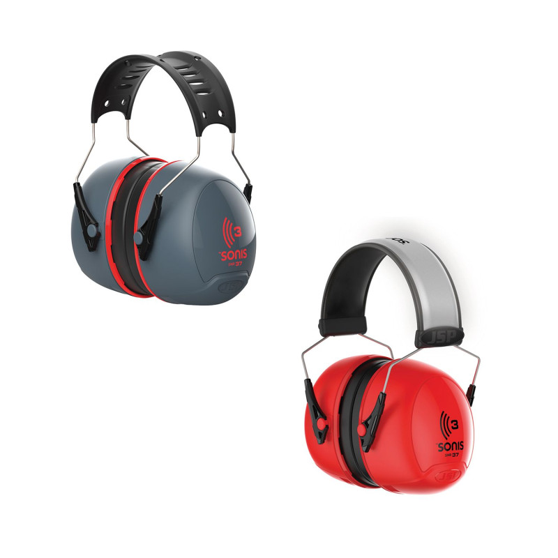 Serre tête antibruit JSP SONIS 3 SNR 37 dB Casques antibruit JSP