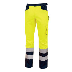 Pantalon jaune haute visibilité