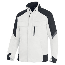 Veste de travail blanche homme