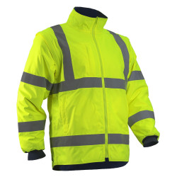 Veste haute visibilité jaune