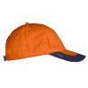 Casquette travail orange fluo