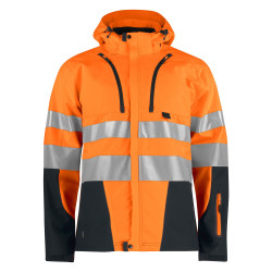 softshell travail fluo homme