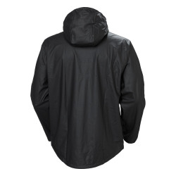 Parka imperméable noire Helly hansen