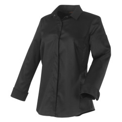 Veste de cuisine femme robur noir