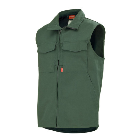 Gilet de travail sans métal Lafont GRANIT Work Collection vert foncé