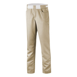 Pantalon cuisinier beige