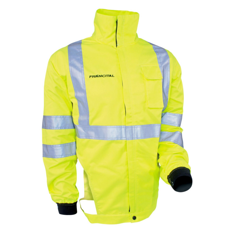 Veste débroussaillage jaune fluo