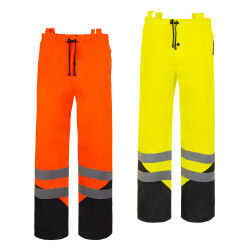 Les produits   Vêtement de travail - Balise pantalon HV homme  vert/jaune T52 LMA