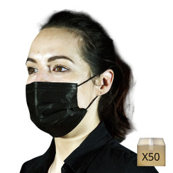 MEDI SANTÉ Lot de 50 Masque Chirurgical médical Masque de Protection Masque  jetable Type 2R EN14683 BFE>99% 3 Plis : : Commerce, Industrie et  Science
