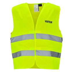 gilet visiteur fluo