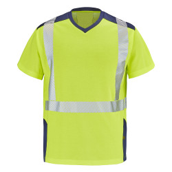 t shirt haute visibilité jaune