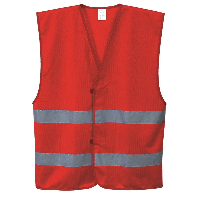 Gilet de sécurité rouge IONA