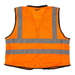 gilet travail fluo multipoche