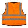 gilet travail fluo multipoche