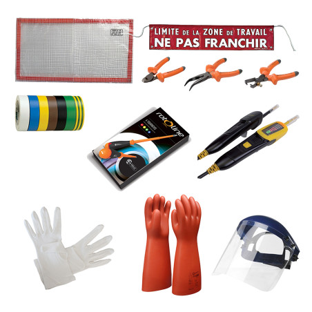 Sous-gants mitaines pour gants isolants électricien