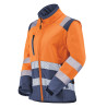 veste travail femme fluo