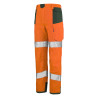 pantalon haute visibilite fluo