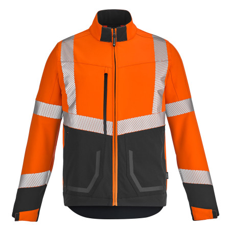 blouson haute visibilité orange