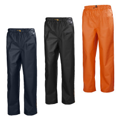 Pantalon travail anti pluie imperméable helly hansen