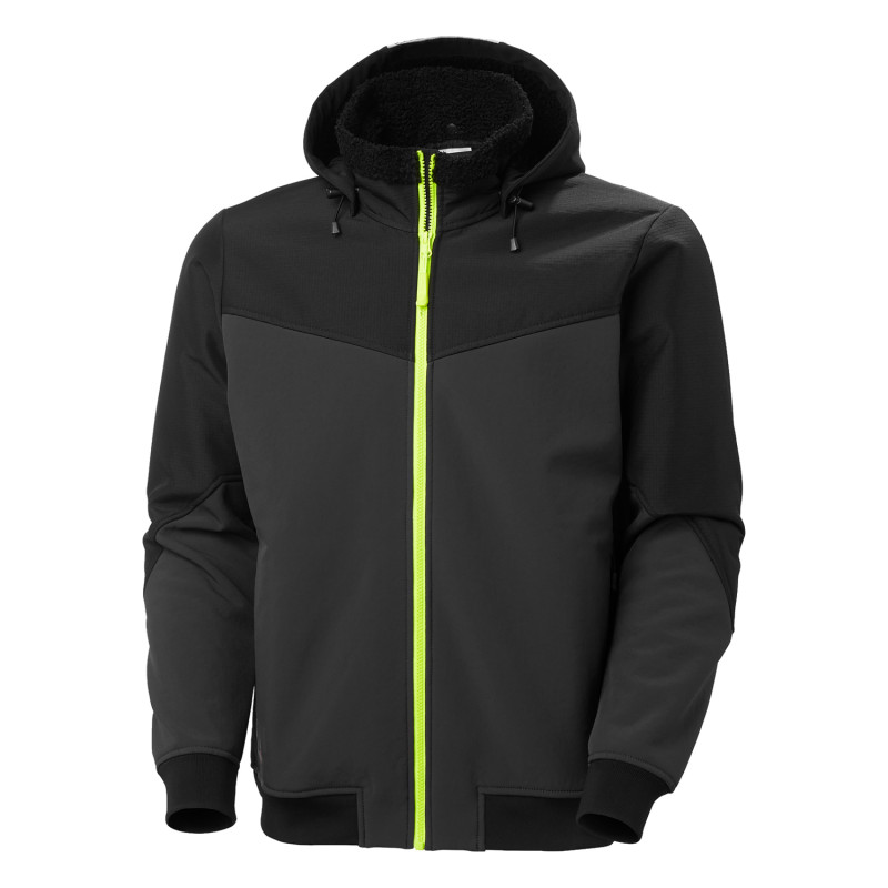 softshell travail gris