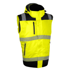 gilet haute visibilité jaune