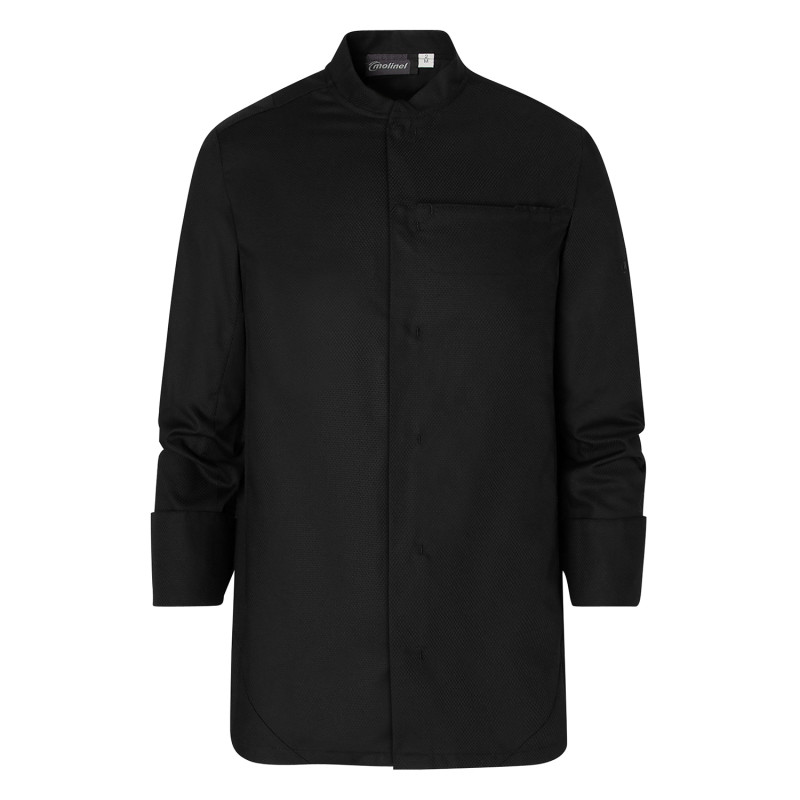 veste noire cuisinier homme