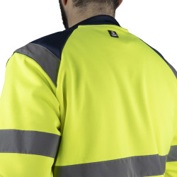 Sweat haute visibilité jaune lma