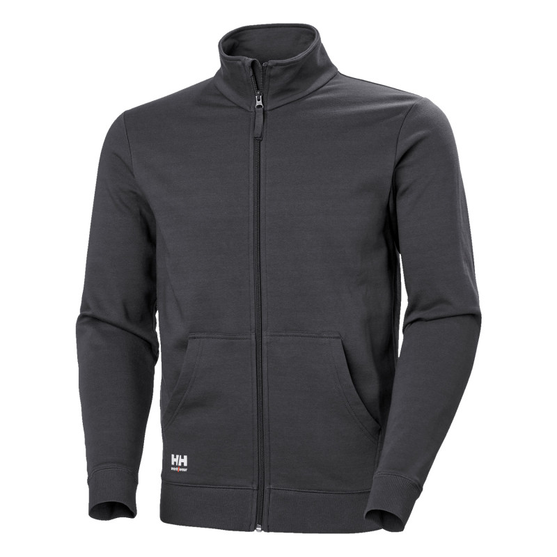 Sweat zippé gris foncé Helly Hansen