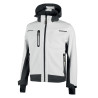 veste travail softshell blanc