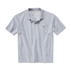 Polo de travail gris Carhartt CONTRACTOR'S K570