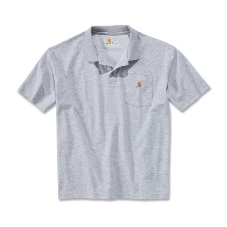 Polo de travail gris Carhartt CONTRACTOR'S K570