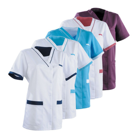 Tee-shirt professionnel de travail à manches courtes homme auxiliaire de  vie infirmier aide a domicile médical, VT282