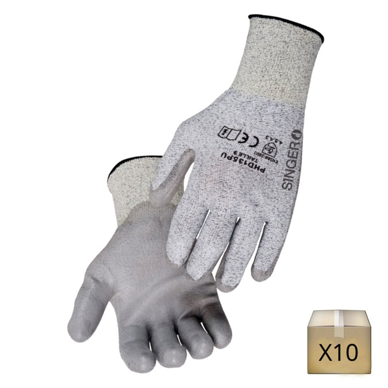 Paire de gants de protection Anti-Coupure - 4 Tailles