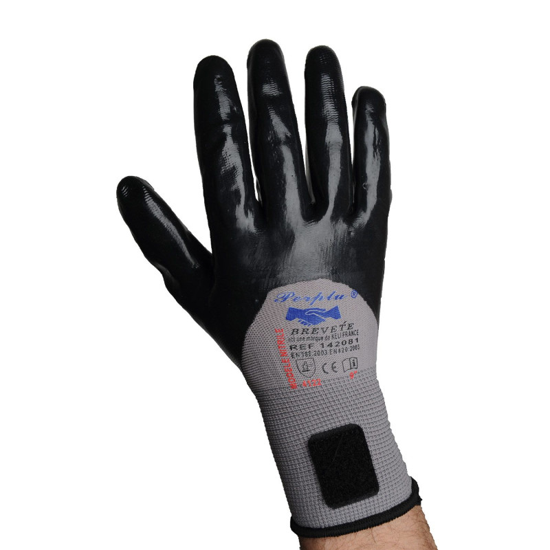 Acheter 10 paires de gants de travail de sécurité pour enfants, gants de  protection en Nitrile de 5 à 12 ans