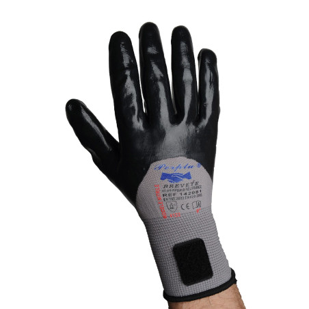 Gants de travail gants de mécanicien enduits de nitrile taille 8 (M)