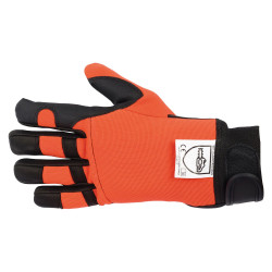 Paire de gants de travail adaptée pour le bucheronnage Solidur