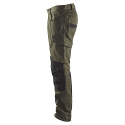 pantalon travail vert kaki