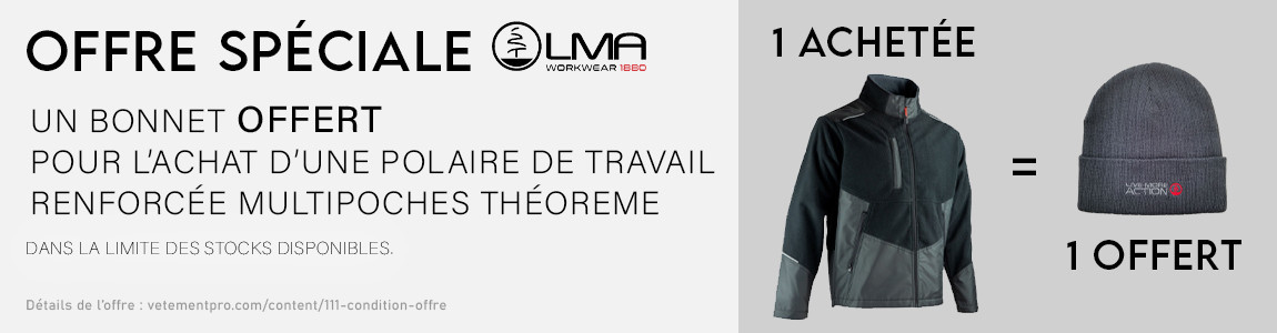 Vestes, Blousons, Parkas LMA | Vêtements de travail LMA