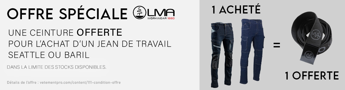 Jean de travail homme / femme | Vêtements Professionnels